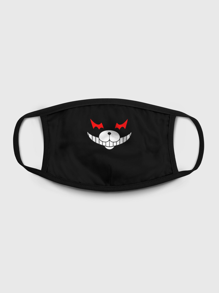 

Многоразовая маска унисекс Burnettie Monokuma Black, Разноцветный, Monokuma Black