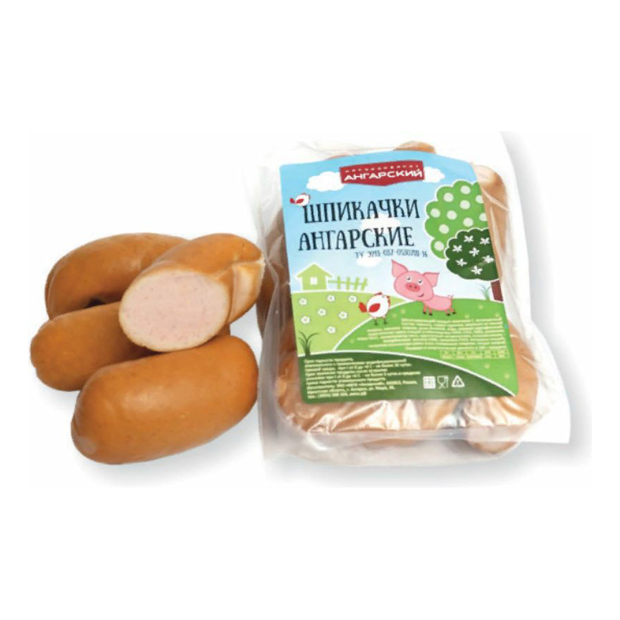 

Шпикачки Ангарский МПК Ангарские вареные 420 г
