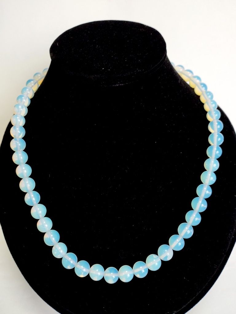 

Бусы из стали 60 см Красота камня Лунный камень, лунный камень, Лунный камень