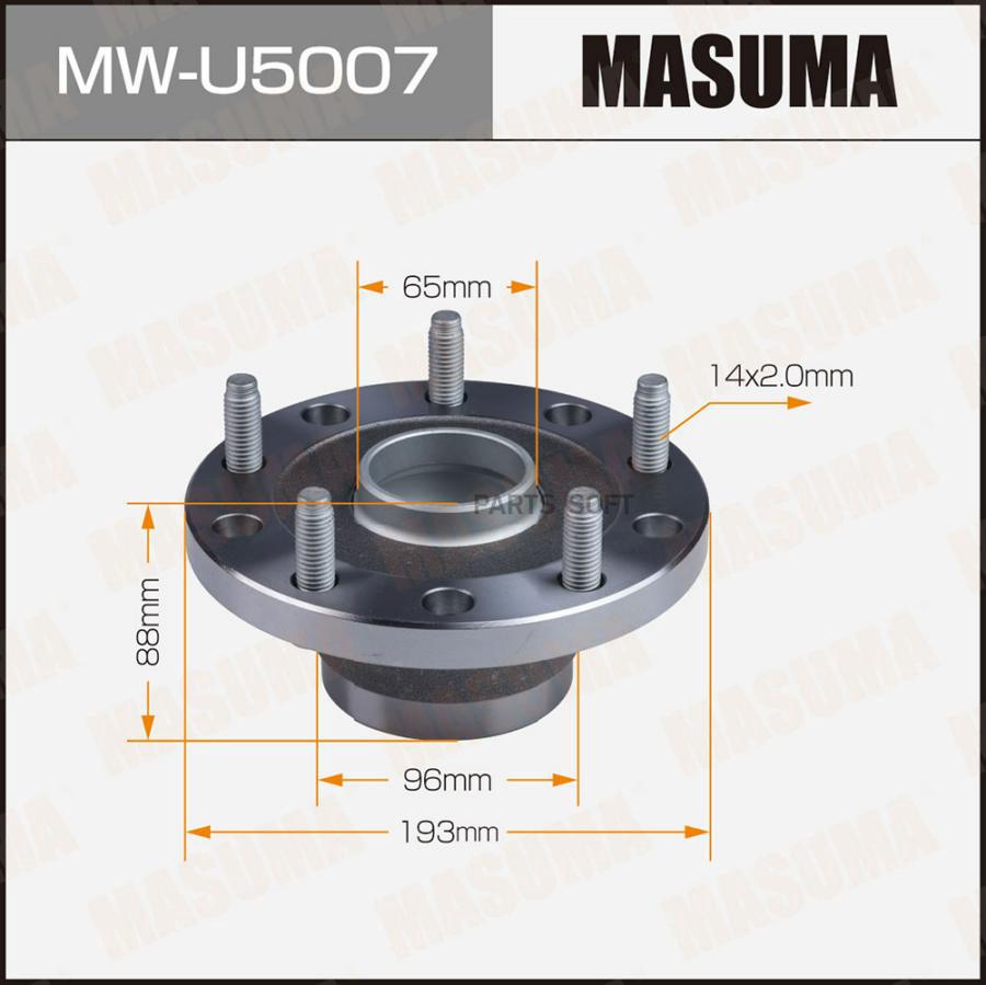

Узел Ступичный Fоrd Тrаnsiт 11- MASUMA mwu5007
