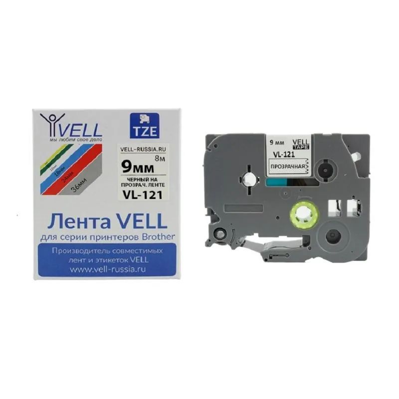 

Красящая лента для ленточных принтеров Vell VL-121 (1604770-K) черный, VL-121