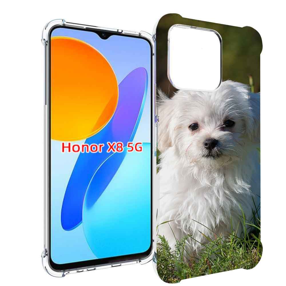 

Чехол MyPads мальтииская-болонка для Honor X8 5G, Прозрачный, Tocco