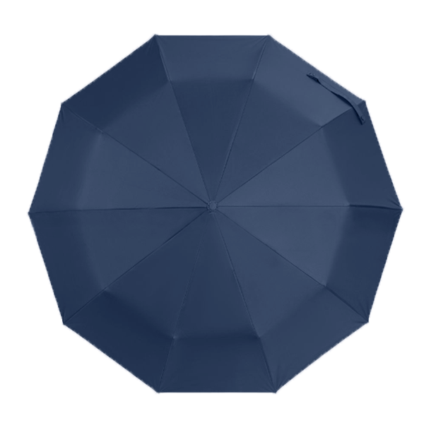 Зонт унисекс Под дождем бизнес ярко-синий