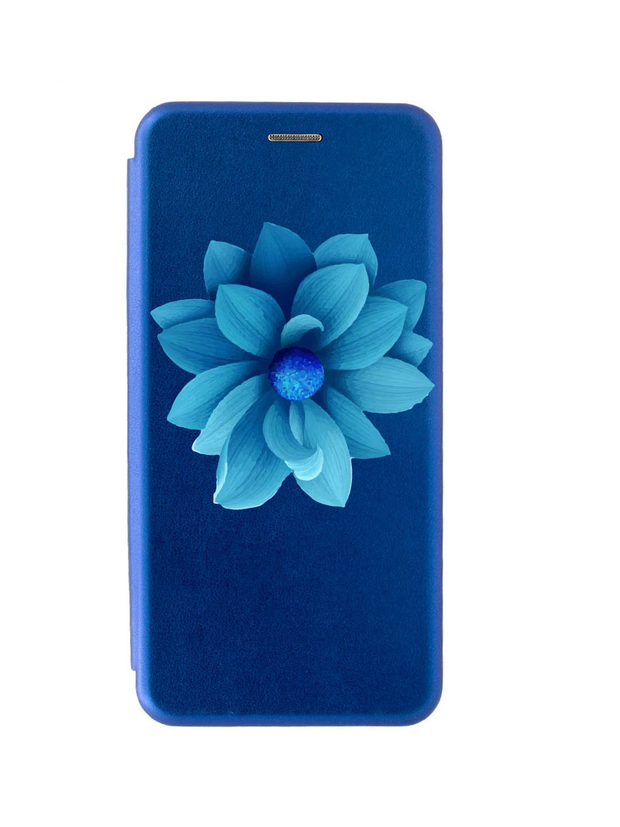 фото Чехол для honor 50 lite синий 1712 синий цветок zibelino