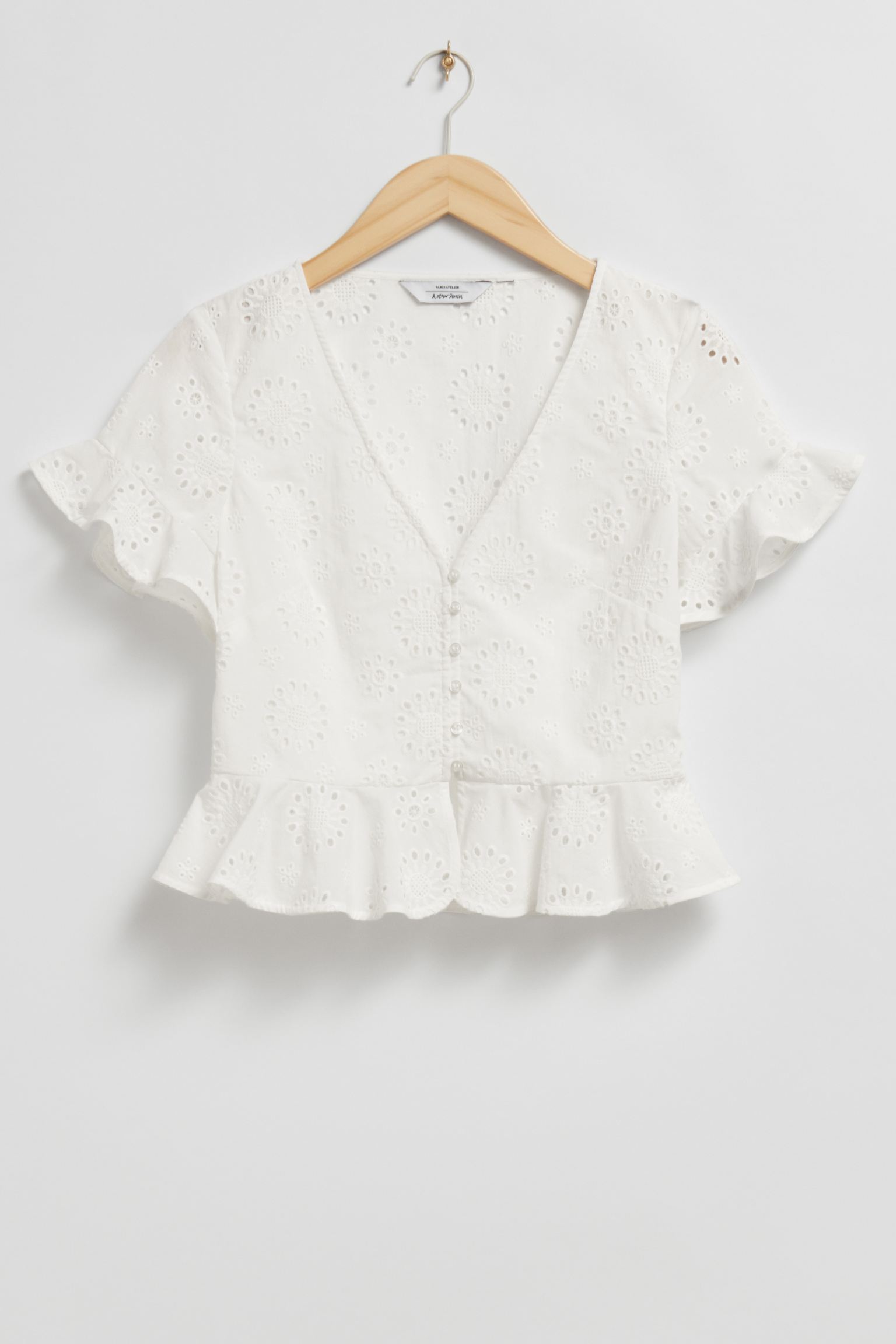 Блуза женская & Other Stories 1160188001 белая 42 EU (доставка из-за рубежа)