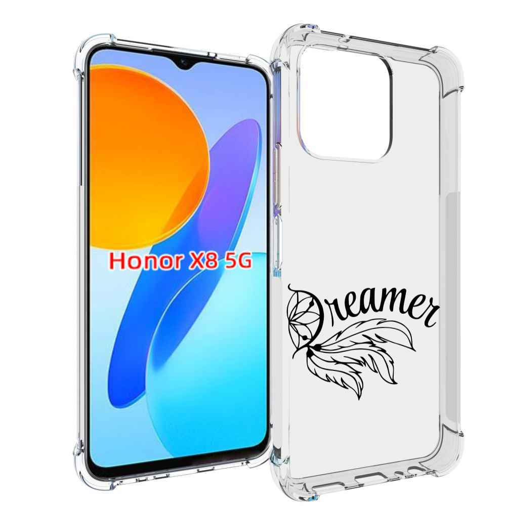 

Чехол MyPads мечтадел для Honor X8 5G, Прозрачный, Tocco