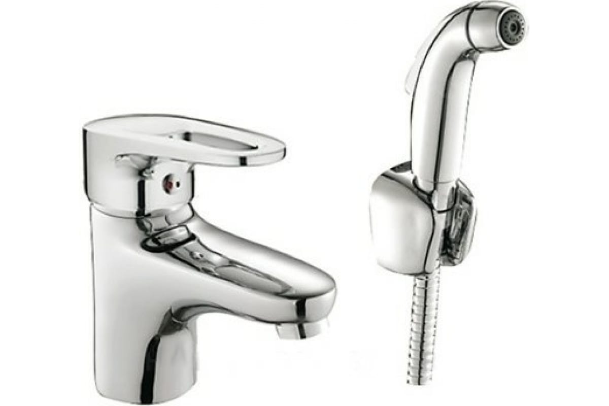 

Смеситель для раковины HAIBA HB1268 Гигиенический, Серебристый