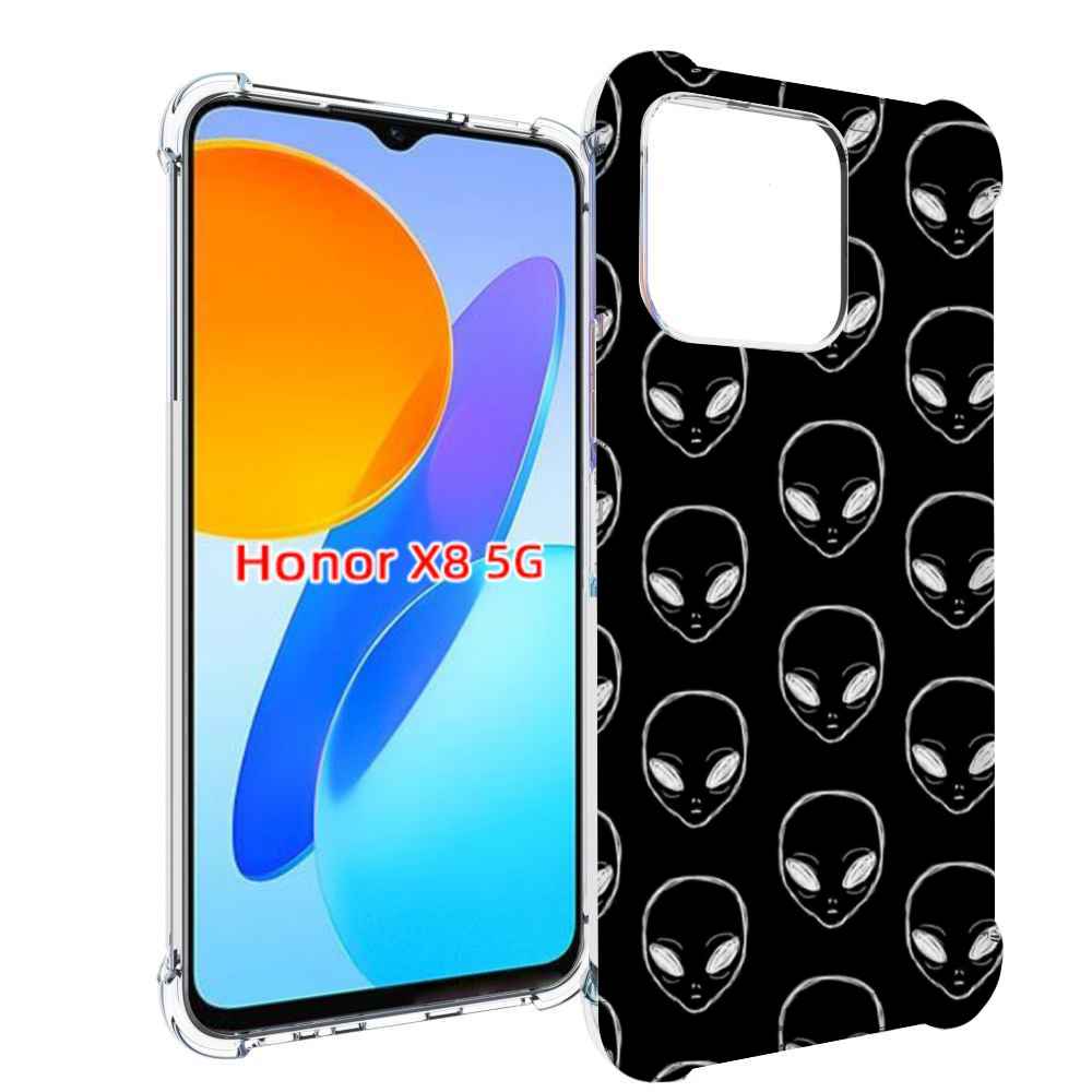 

Чехол MyPads мини-инопланетяне для Honor X8 5G, Прозрачный, Tocco
