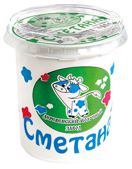 

Сметана Деревенский Молочный Завод 10% 330 г