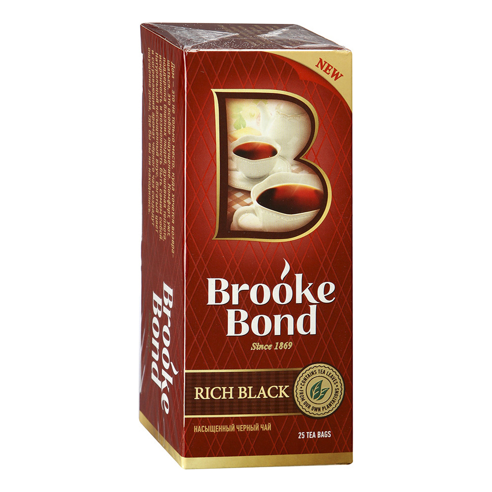 

Чай черный Brooke Bond в пакетиках 1,5 г 25 шт