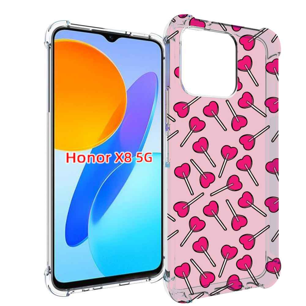 

Чехол MyPads много лединцов для Honor X8 5G, Прозрачный, Tocco