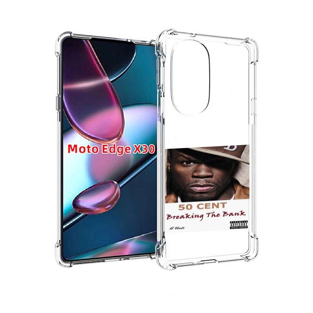 

Чехол MyPads 50 Cent - Breaking The Bank для Motorola Moto Edge X30, Прозрачный, Tocco