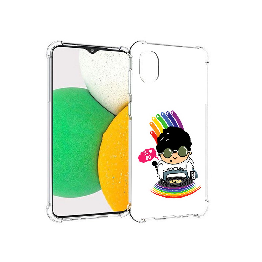 

Чехол MyPads Tocco для Samsung Galaxy A03 Core Я люблю 80-е (PT224480.538.205), Прозрачный, Tocco
