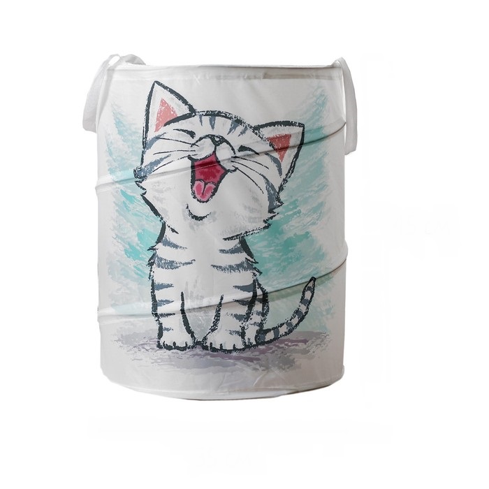 

Корзинка для игрушек Котик 353545 см