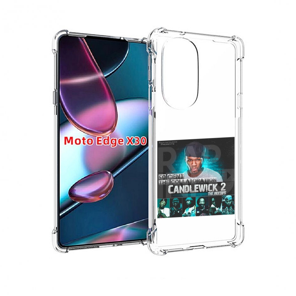 

Чехол MyPads 50 Cent - CandleWick 2 для Motorola Moto Edge X30, Прозрачный, Tocco