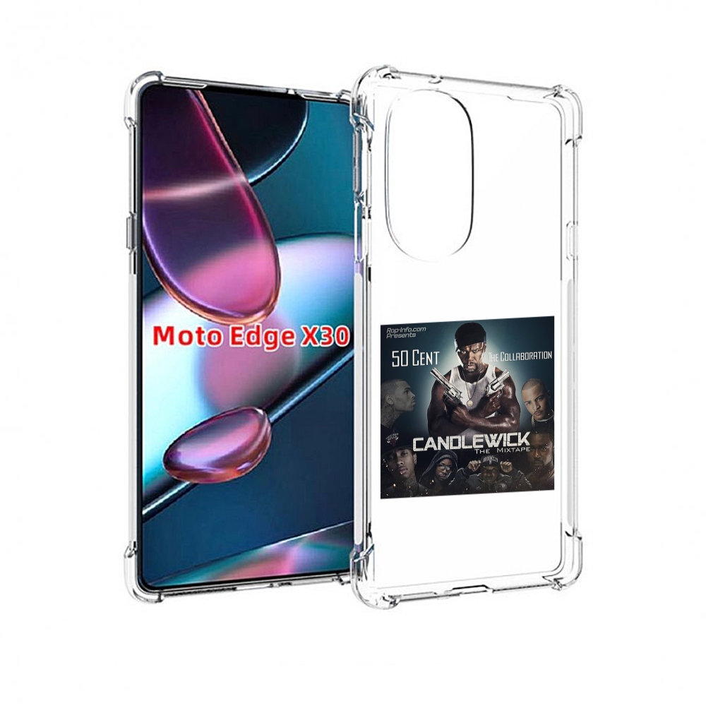 

Чехол MyPads 50 Cent - CandleWick для Motorola Moto Edge X30, Прозрачный, Tocco
