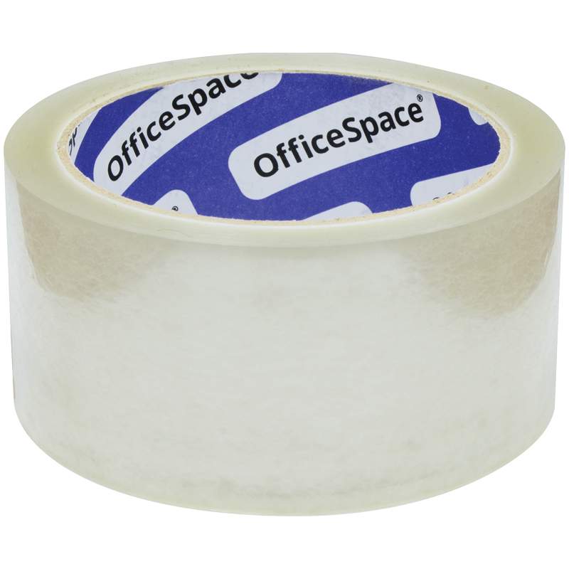 Клейкая лента упаковочная OFFICESPACE, 48мм х 66м., арт. 254424 - (6 шт.)