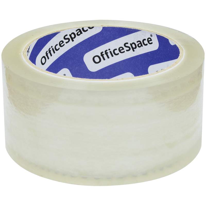 Клейкая лента упаковочная OFFICESPACE, 48мм х 66м., арт. 254425 - (6 шт.) лента упаковочная серебристая 5 мм х 225 м