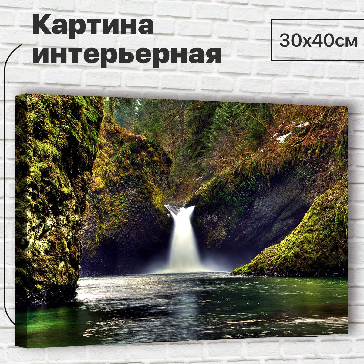

Картина Пейзаж, 30х40 см М0067 с креплениями, М0067