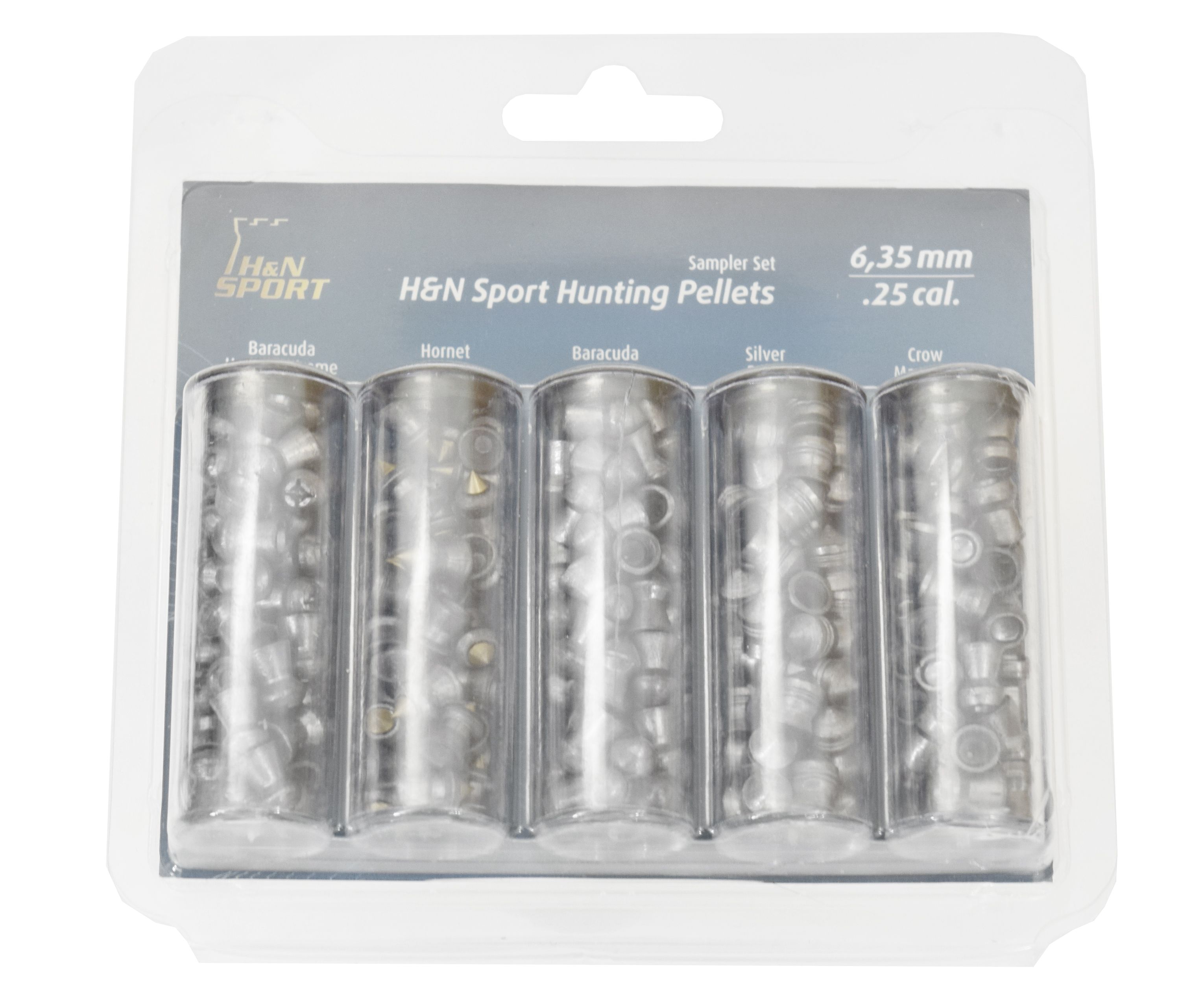 

Набор пуль пневматических H&N Hunting Set 6.35 мм, Серебристый, Hunting Set