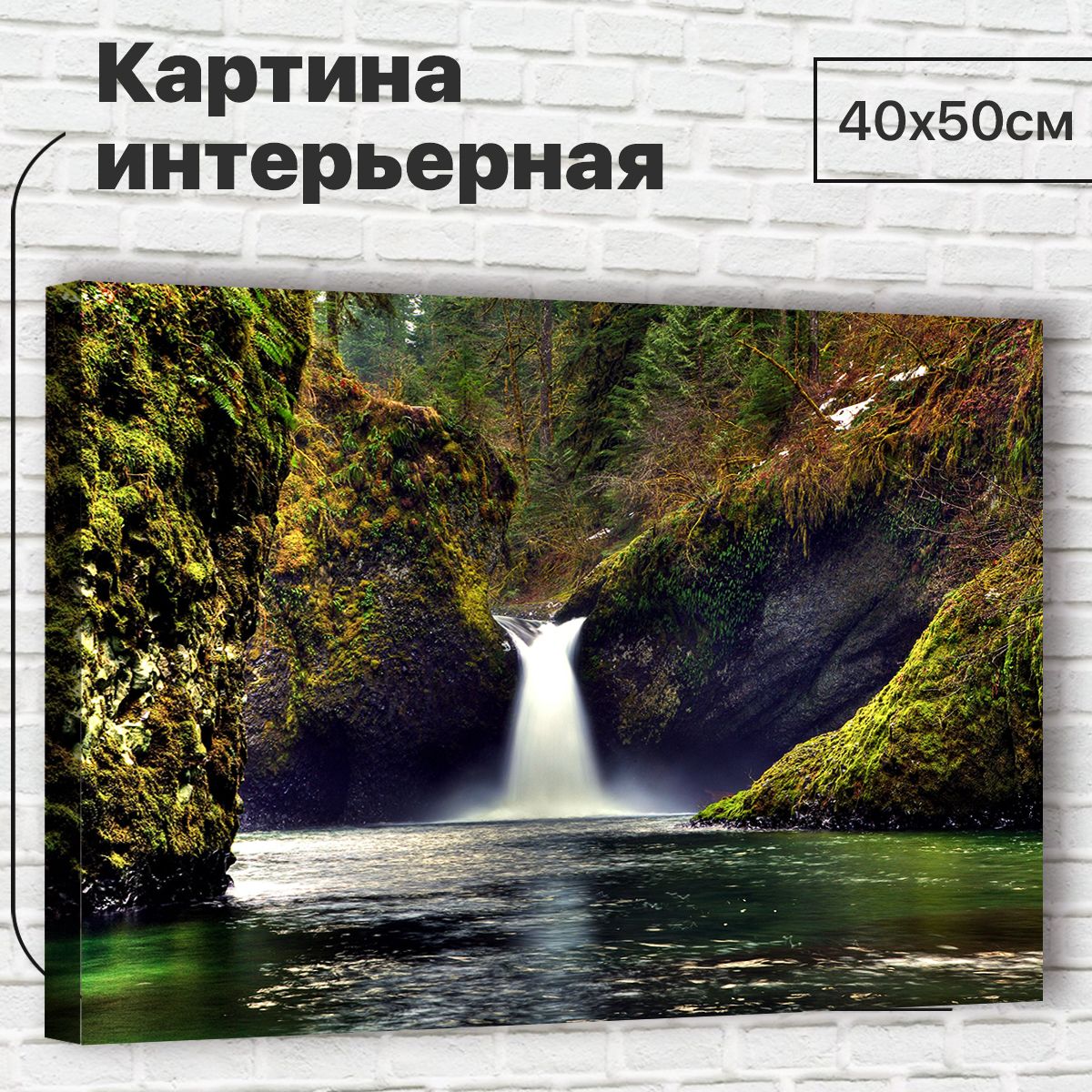 

Картина Пейзаж, 40х50 см XL0067 с креплениями, XL0067