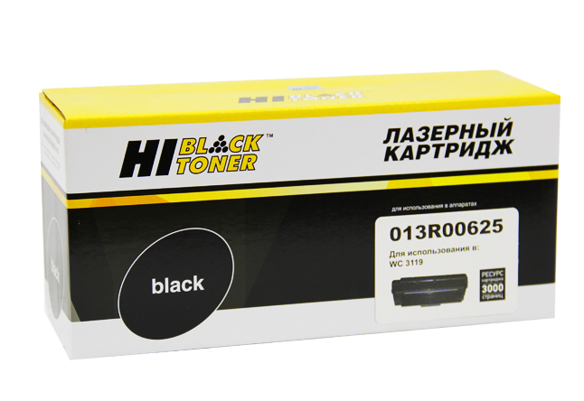 

Картридж Hi-Black (HB-013R00625) для Xerox WC 3119, 3K