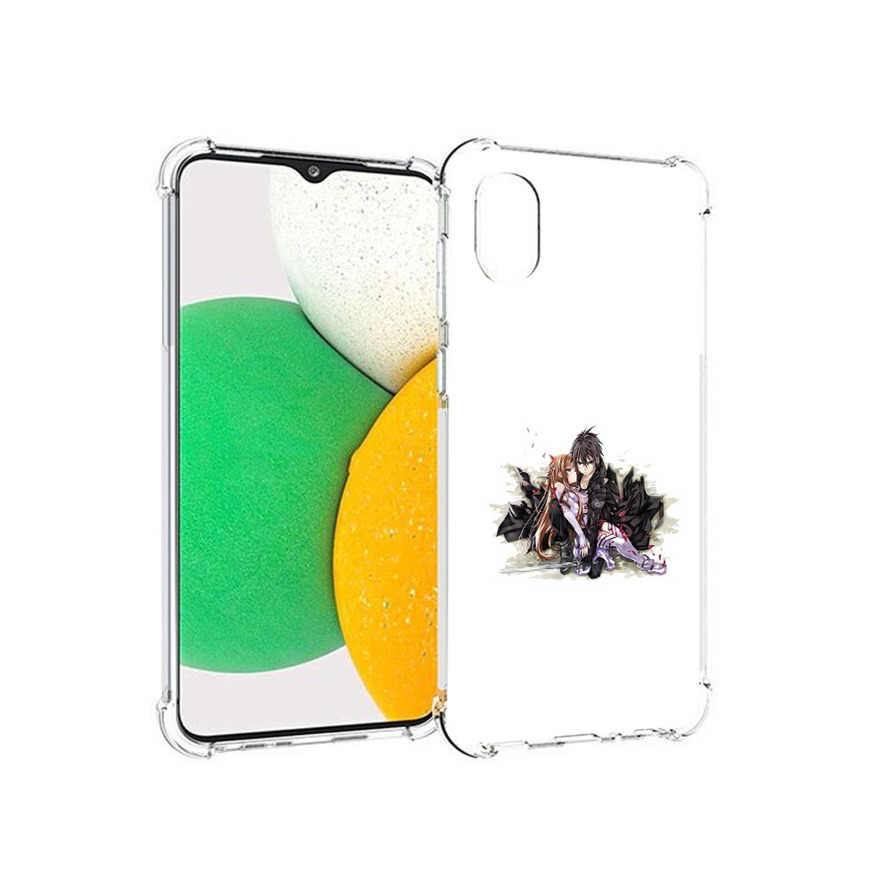 

Чехол MyPads Tocco для Samsung Galaxy A03 Core аниме асуна (PT224480.538.222), Прозрачный, Tocco