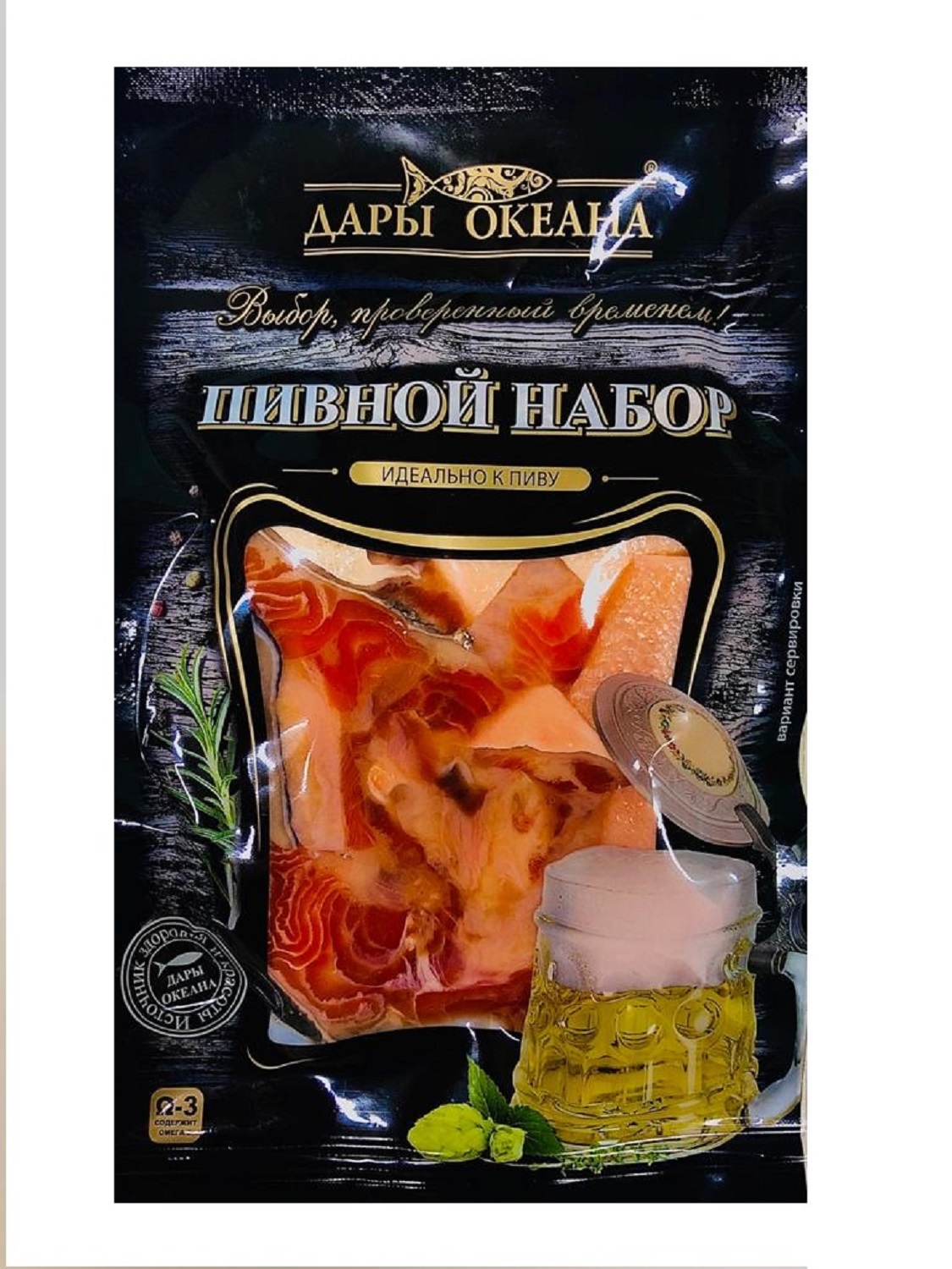 

Форель Дары Океана холодного копчения хребты 150 г