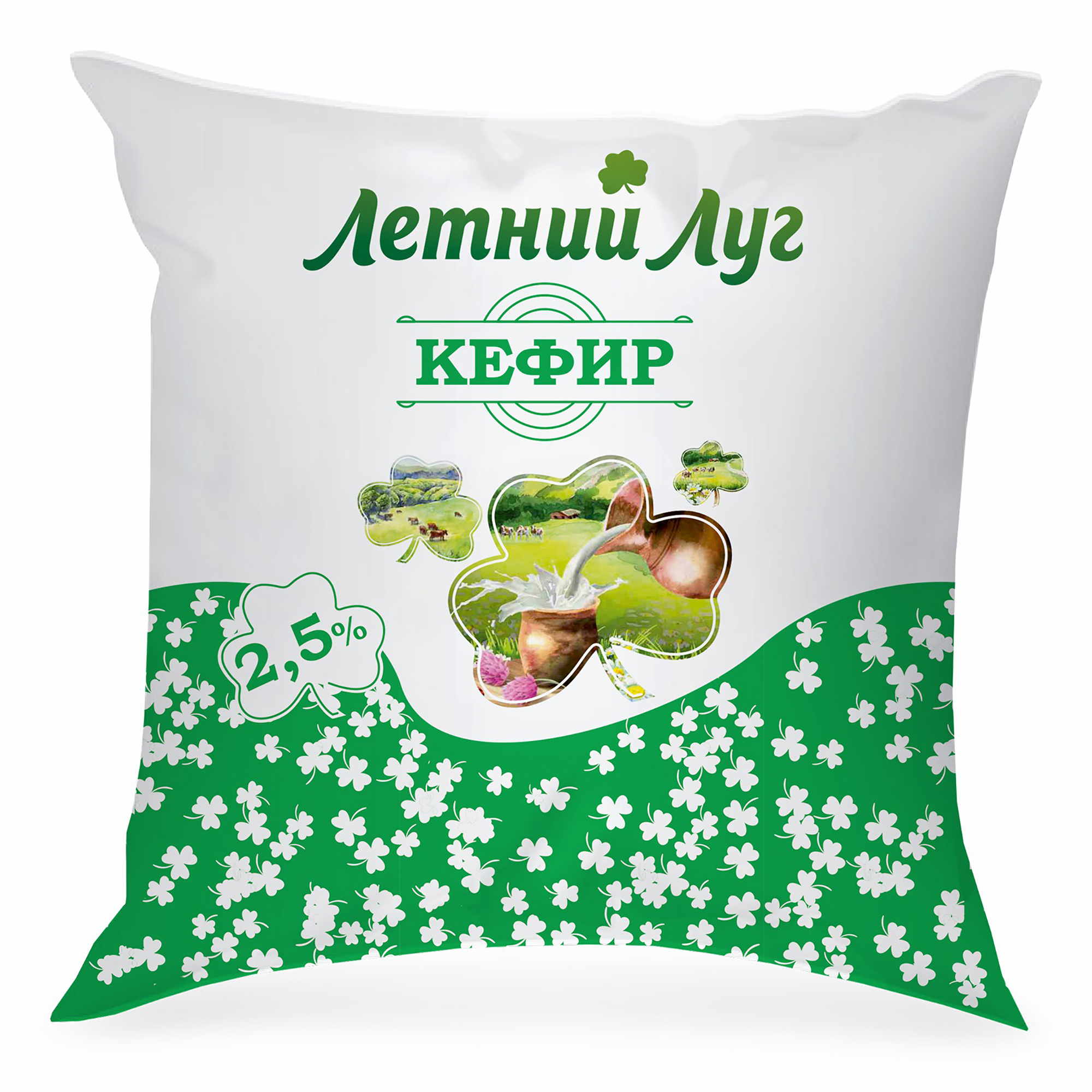 

Кефир Летний Луг 2,5% БЗМЖ 475 мл