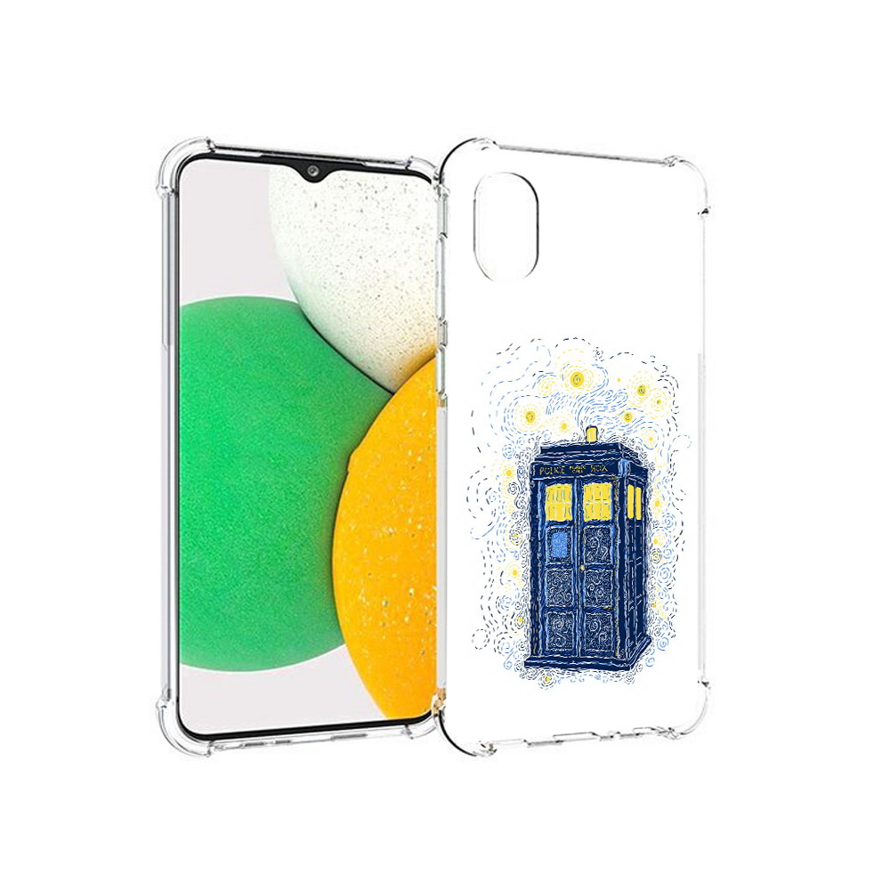 

Чехол MyPads Tocco для Samsung Galaxy A03 Core будка рисунок (PT224480.538.249), Прозрачный, Tocco