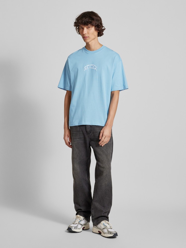 Футболка мужская Review 10745308448 голубая XL 6032₽