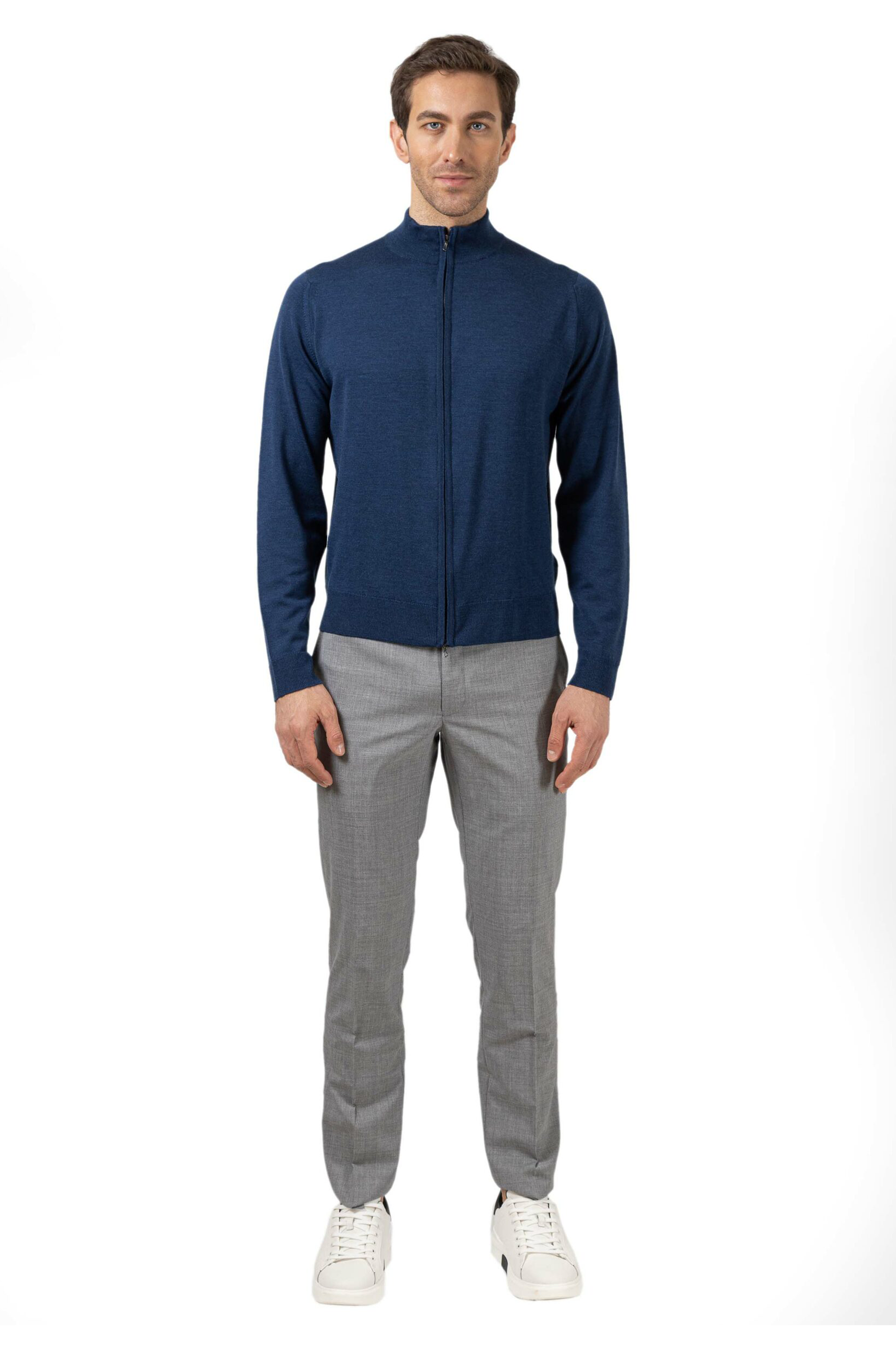 

Кардиган мужской Mastersuit Круглый вырез синий M, L, XXL, Круглый вырез