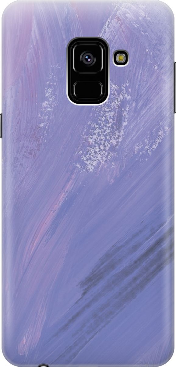 

Чехол на Samsung Galaxy A8 (2018) с принтом "Сиреневые мазки", Серый;фиолетовый, 7213