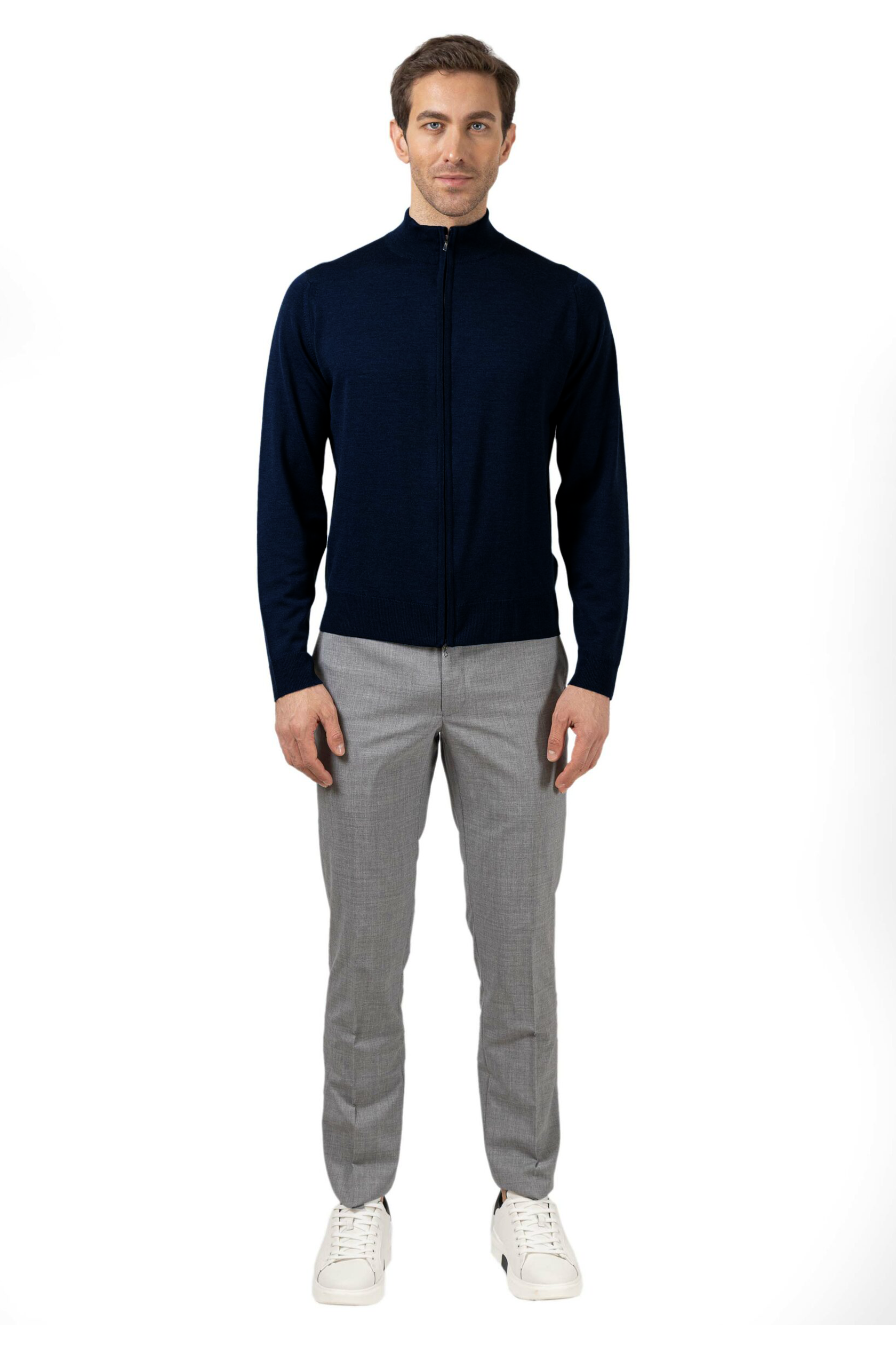 

Кардиган мужской Mastersuit Круглый вырез синий M, XL, XXL, Круглый вырез