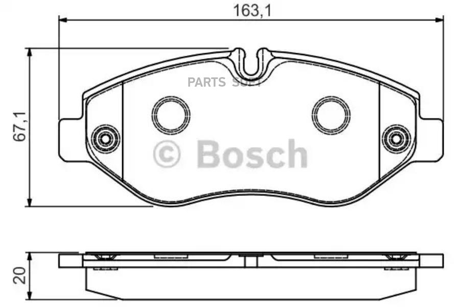 

Тормозные колодки Bosch передние дисковые Premium 2 986495113