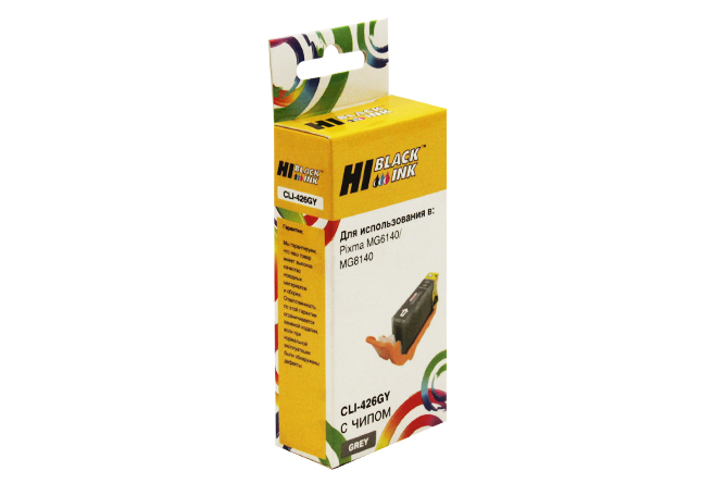 

Картридж Hi-Black (HB-CLI-426GY) для Canon PIXMA MG6140/8140, GY
