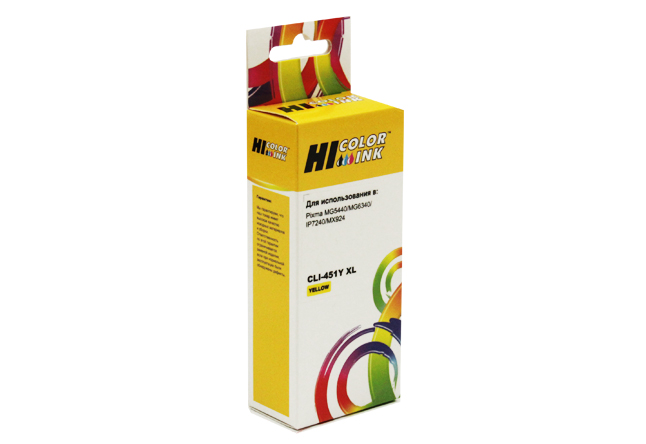 

Картридж Hi-Black (HB-CLI-451XL-Y)