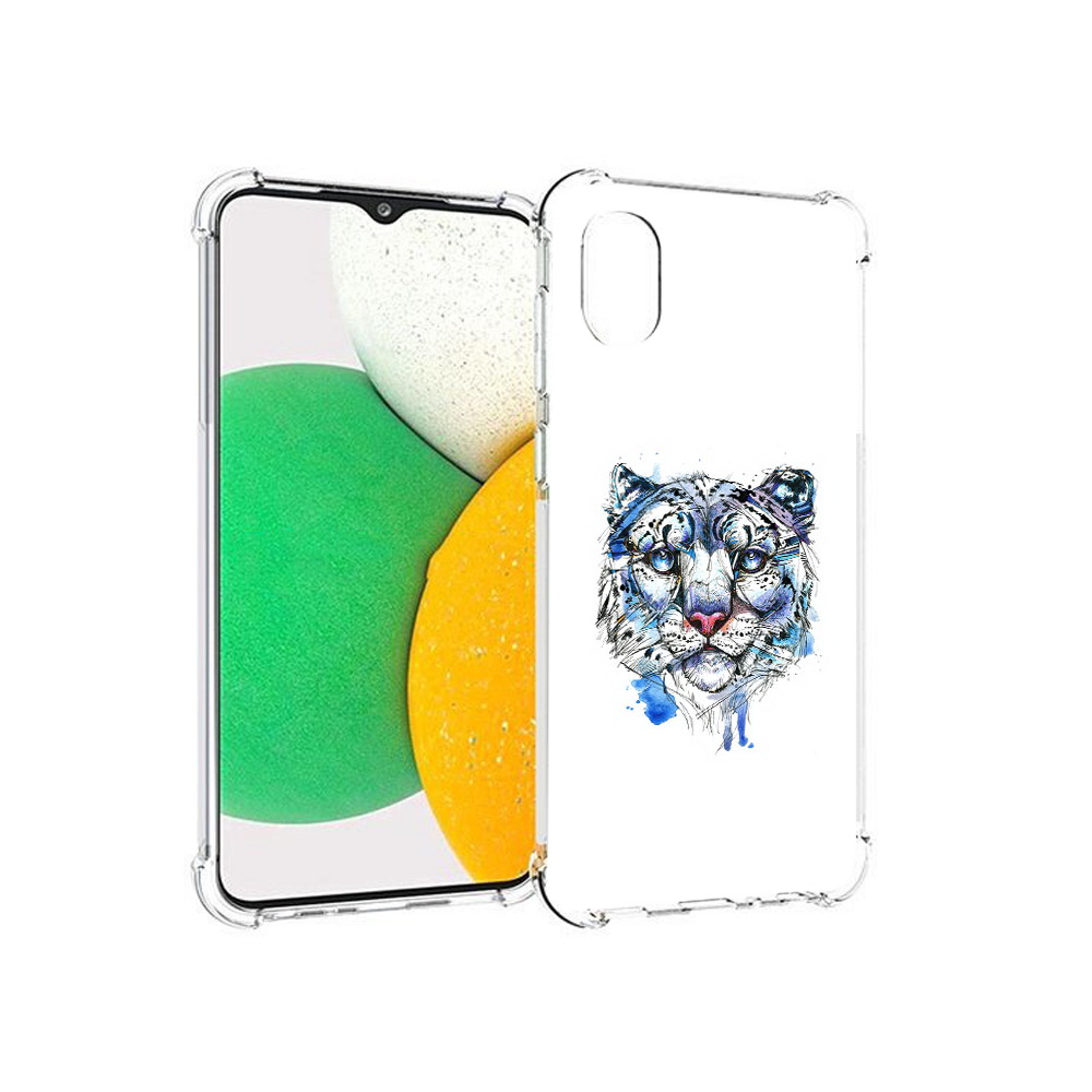 

Чехол MyPads Tocco для Samsung Galaxy A03 Core водяной тигр (PT224480.538.263), Прозрачный, Tocco