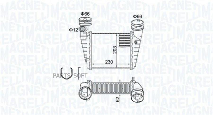 Интеркулер Magneti Marelli 351319205190