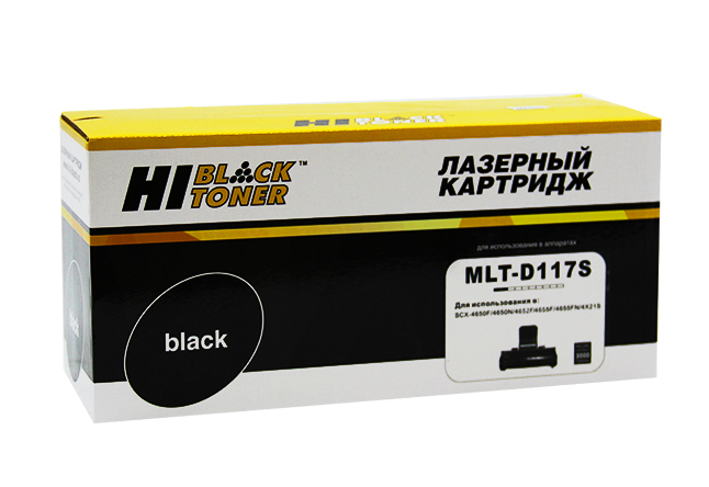 

Картридж Hi-Black (HB-MLT-D117S) для Samsung SCX-4650/4650N/4655F/4655FN, 2,5K