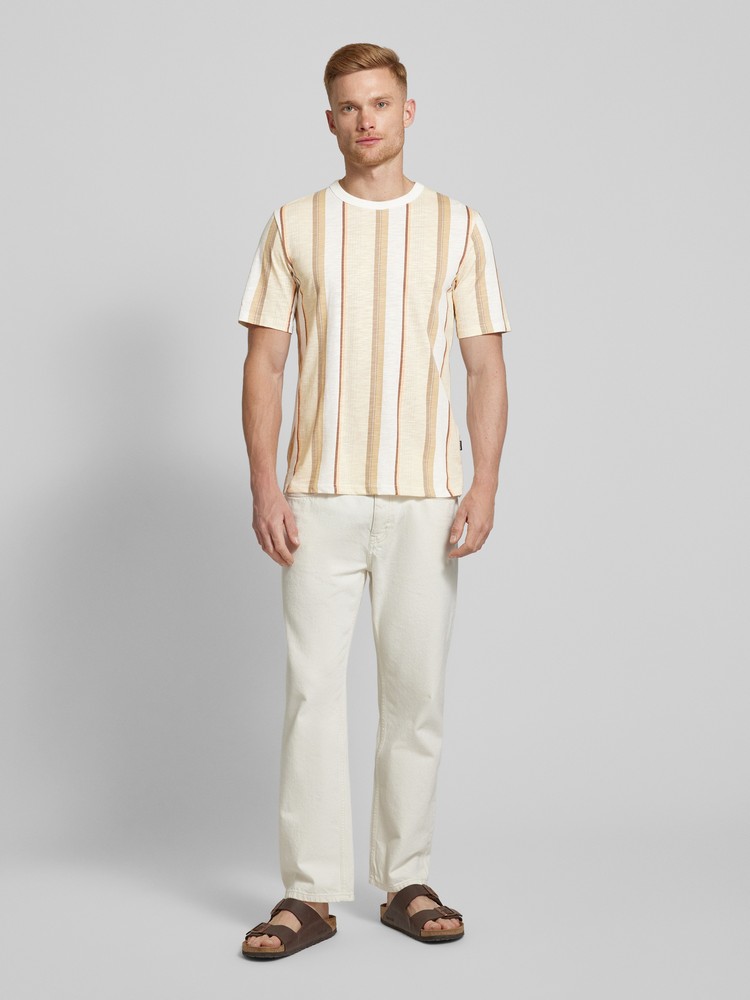 

Футболка мужская Jack & Jones Premium 12253552 бежевая S, Бежевый, 12253552