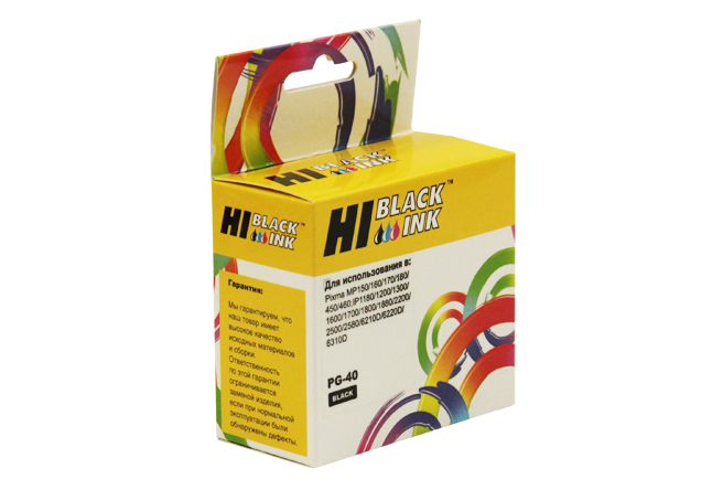 

Картридж Hi-Black (HB-PG-40)
