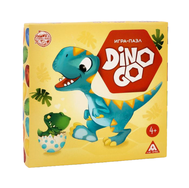 фото Настольная игра-пазлы «dino go», 61 тайл лас играс