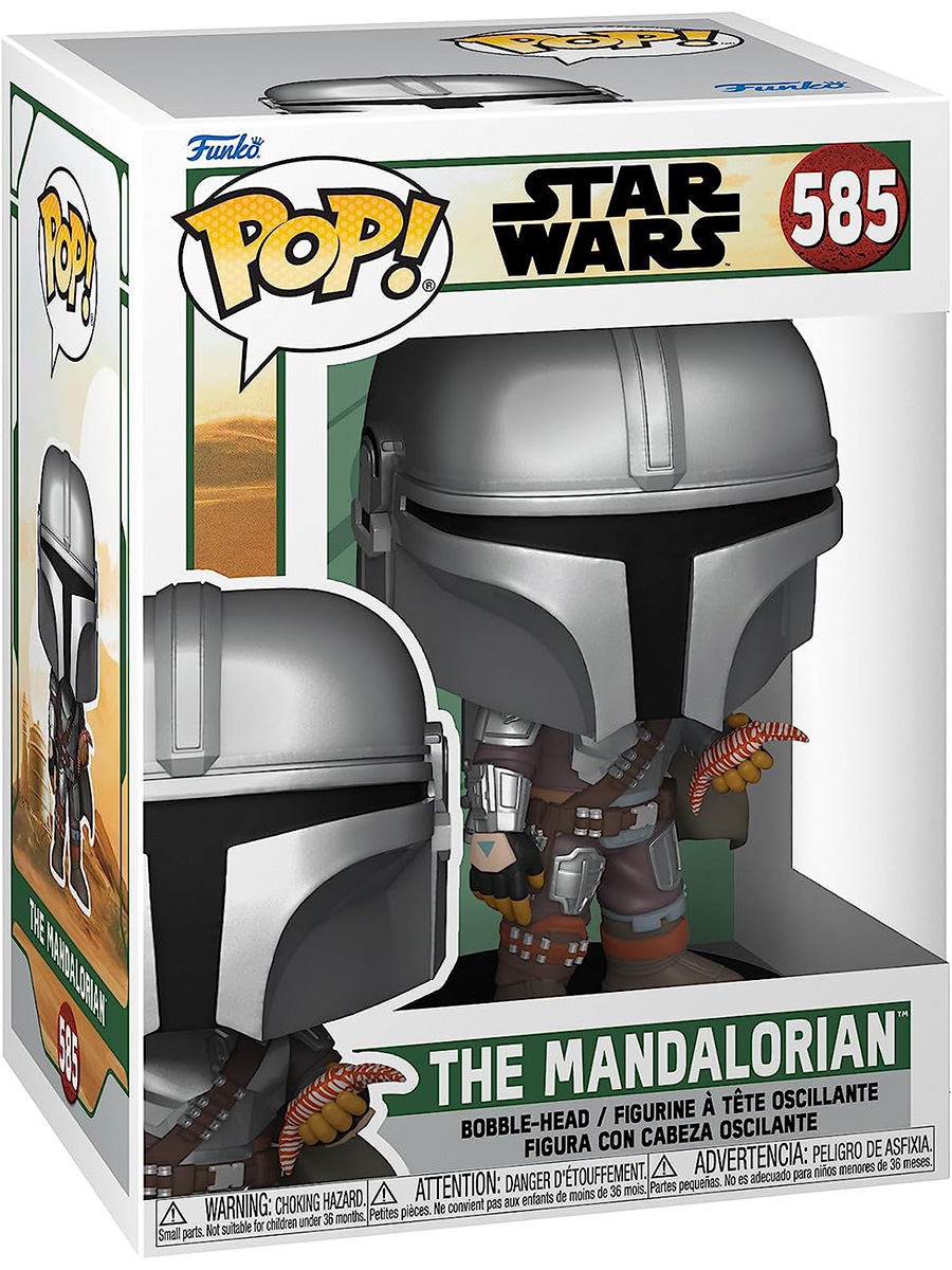 

POP! Звездные войны Мандалорец Star Wars №585 головотряс 11 см, Звездные войны Мандалорец Star Wars