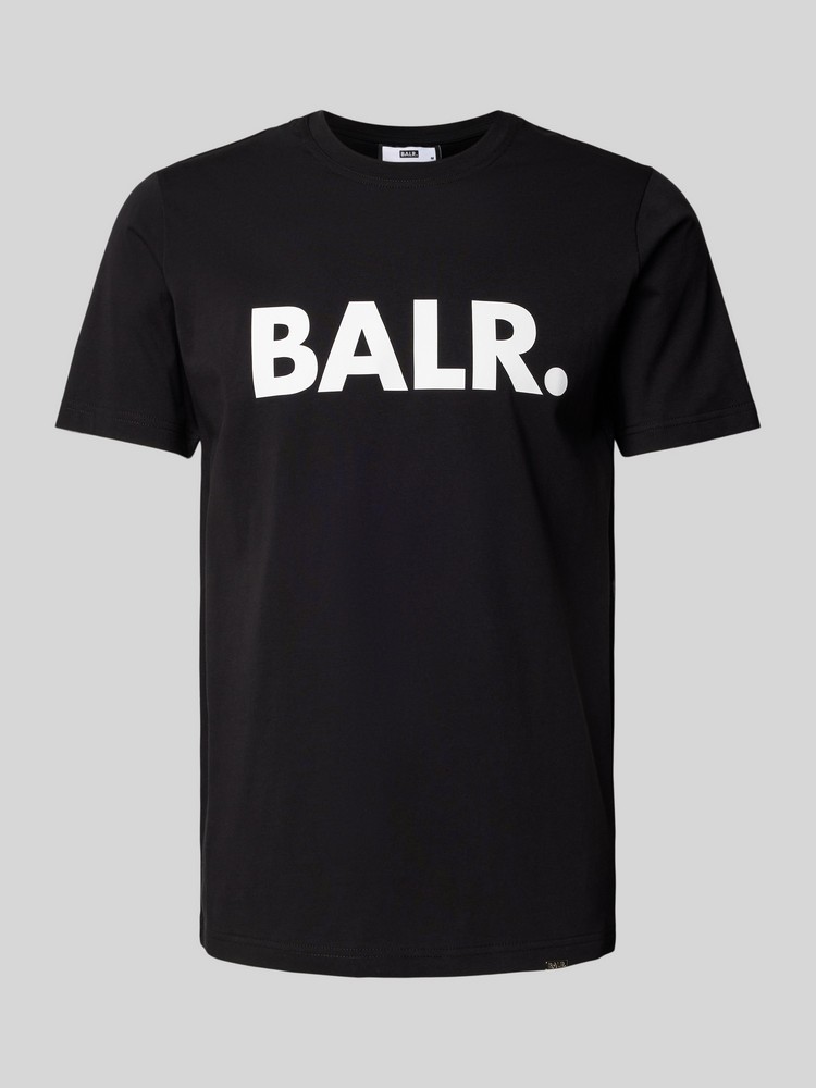

Футболка мужская BALR B1112.1048 черная XL, Черный, B1112.1048