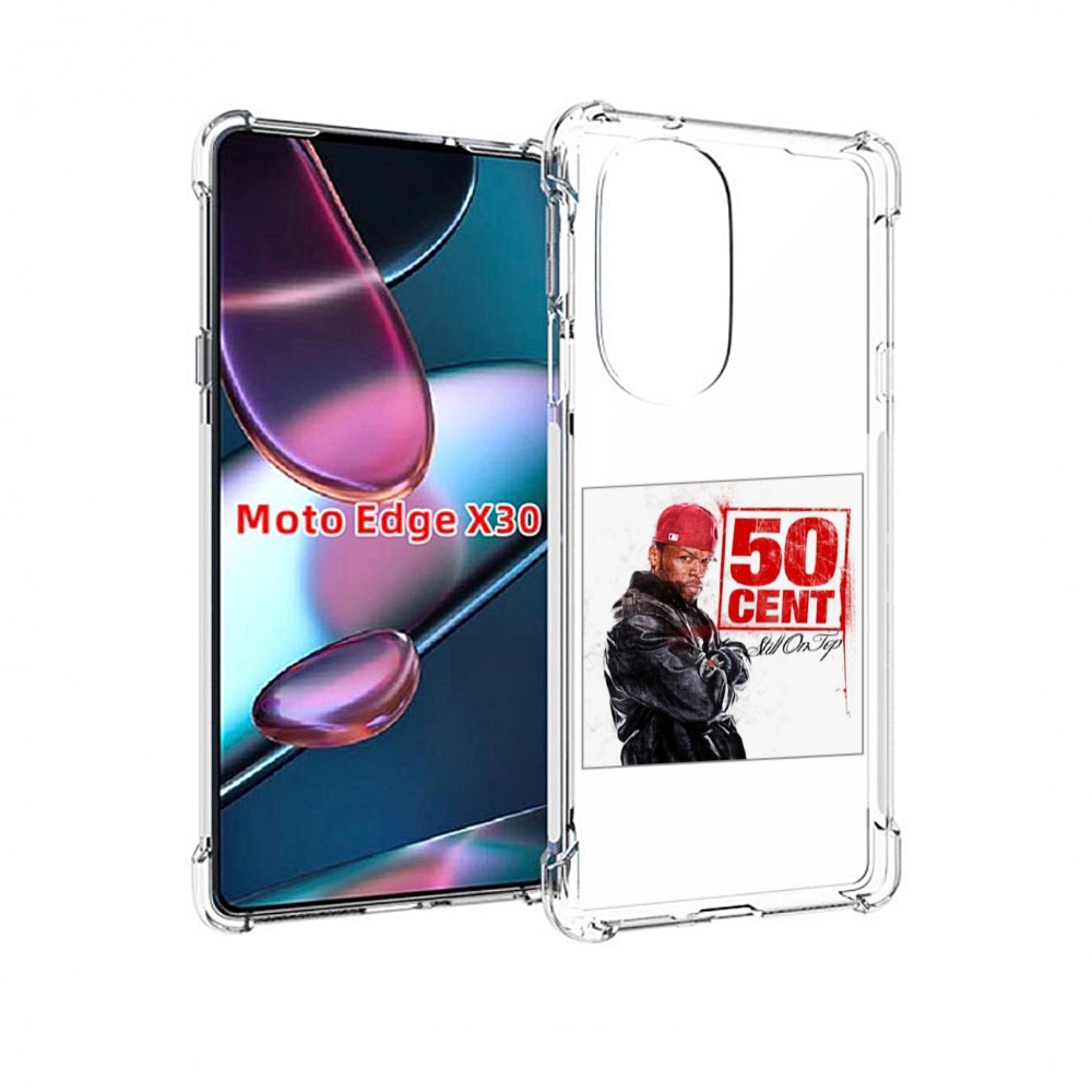 

Чехол MyPads 50 Cent - Still On Top для Motorola Moto Edge X30, Прозрачный, Tocco