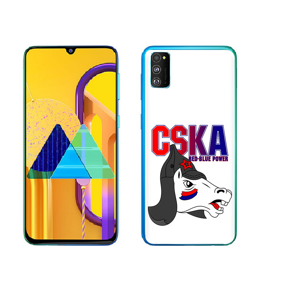 

Чехол MyPads Tocco для Samsung Galaxy M23 ФК ЦСК лошадка россия (PT227329.604.179), Прозрачный, Tocco