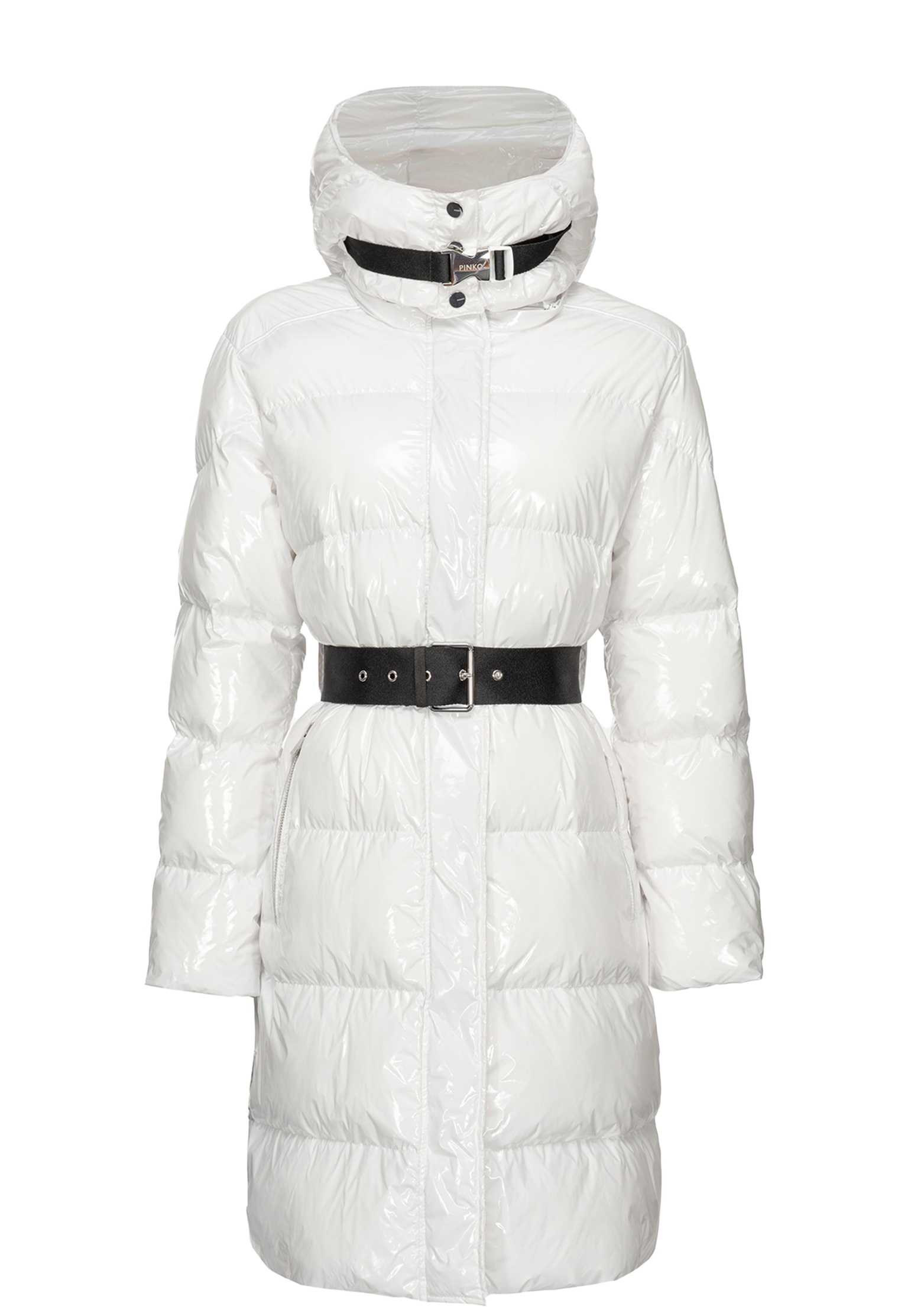 

Пальто женское Pinko 136899 белое 42 IT, Белый, 136899