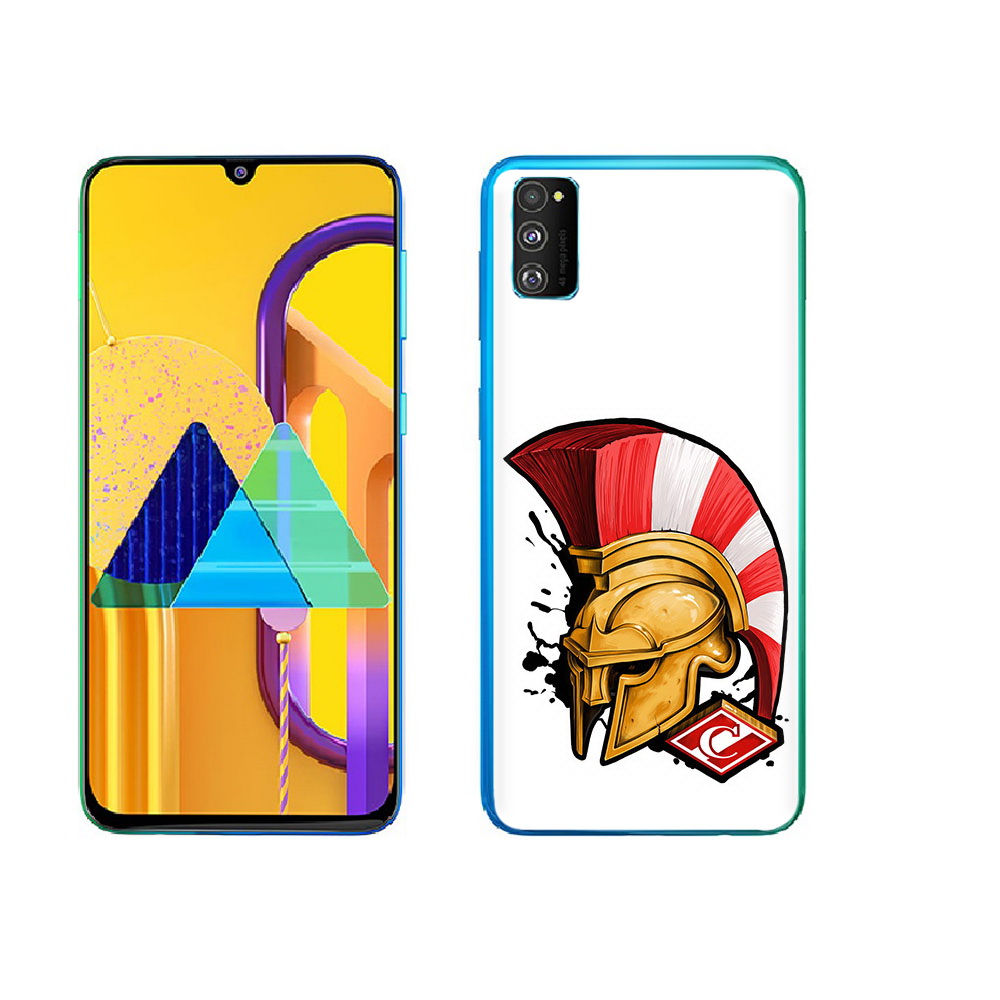 

Чехол MyPads Tocco для Samsung Galaxy M23 ФК спартак шлем (PT227329.604.185), Прозрачный, Tocco