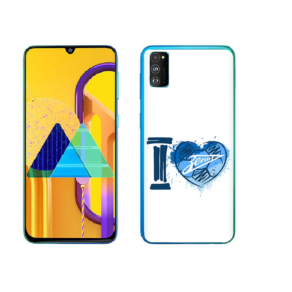 

Чехол MyPads Tocco для Samsung Galaxy M23 ФК я люблю зенит (PT227329.604.186), Прозрачный, Tocco